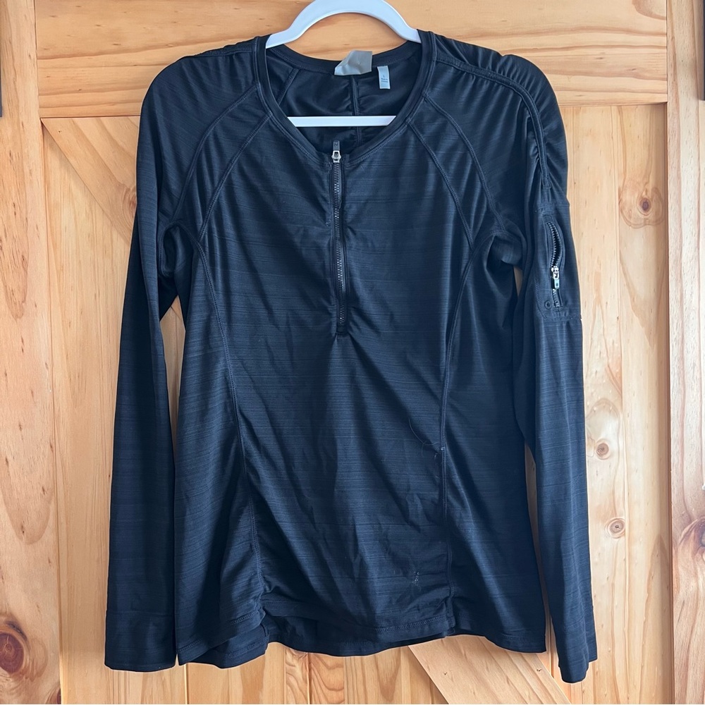 Athleta Long Sleeve Zip-Up Top